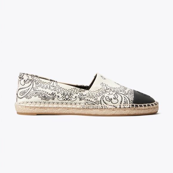 NEW 8 Tory Burch Bandana Printed Espadrille - Picture 2 of 12